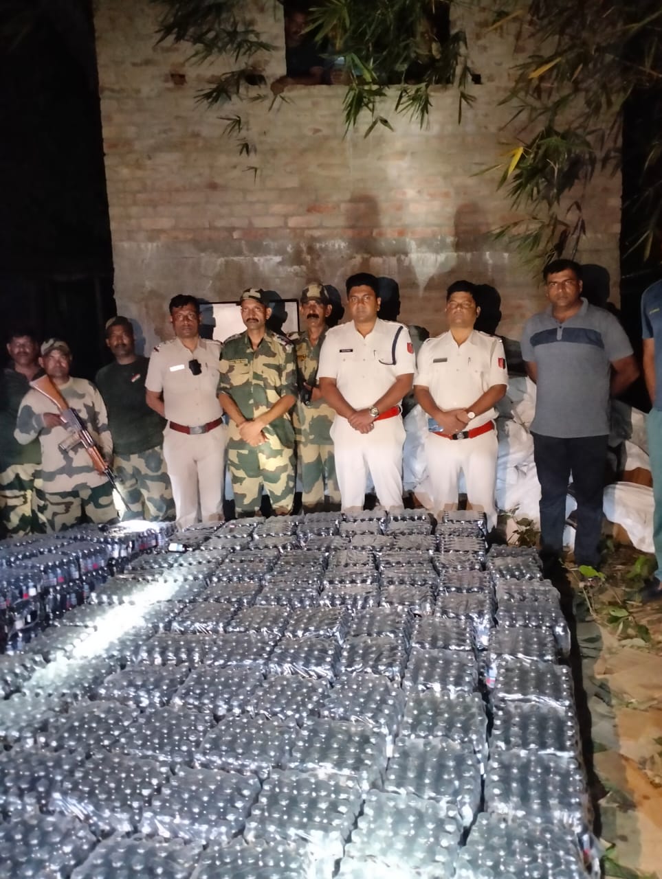 Massive Phensedyl Seizure in Nadia: 12,300 Bottles Recovered from Under-Construction Building